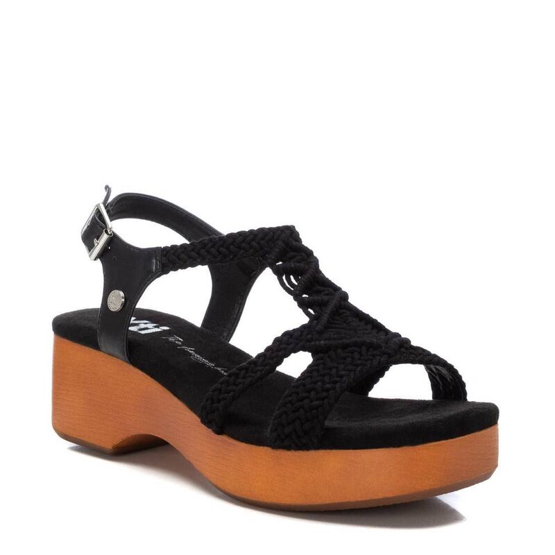 キシタイ レディース シューズ サンダル プラットフォーム Xti Women's Fashion Platform Sandals 143355 Black ブラック