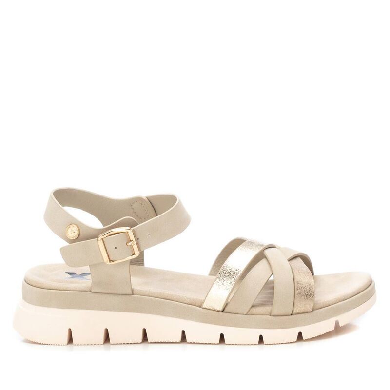 キシタイ レディース シューズ サンダル XTI Women's Flat Sandals 142704 Gold ゴールド