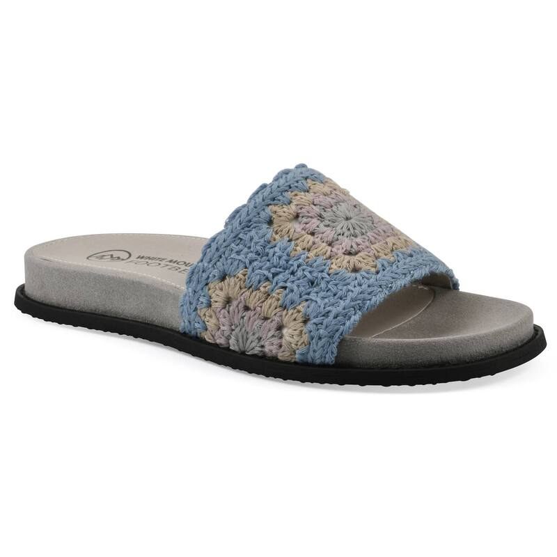 ホワイトマウンテン レディース シューズ サンダル マキシ Cliffs by White Mountain Maxim Women's Open-Toe Slide Sandals Tealavender Multi ティール