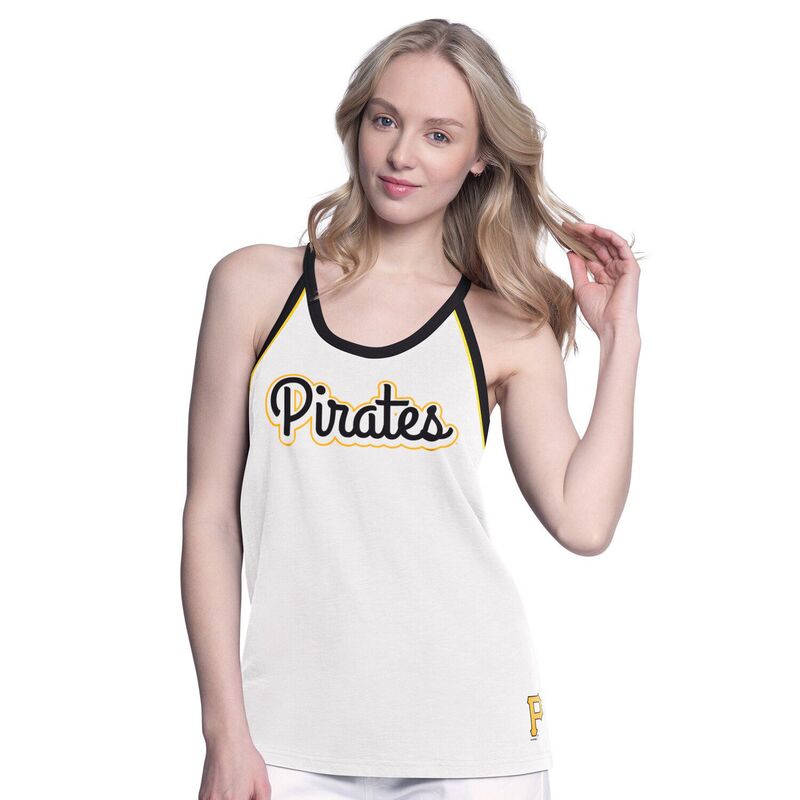 ジースリー フォーハー バイ 長い巻き毛 バンクス レディース トップス ティーシャツ Women\u0027sG-III 4Her by Carl Banks White Pittsburgh Pirates Curveball Tank Topir White 白いこと レディースファッション-トップス