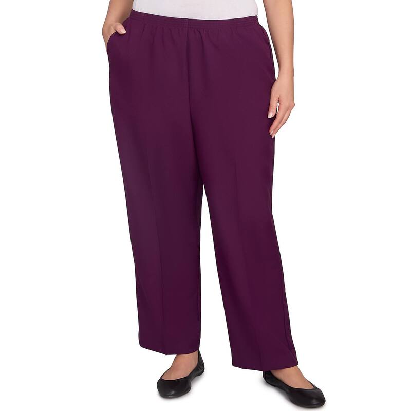 アルフレッド ダナー レディース ボトムス カジュアルパンツ プラスサイズ Plusize Alfredunner All Around Elastic Poly Short Length Pants Amthyst