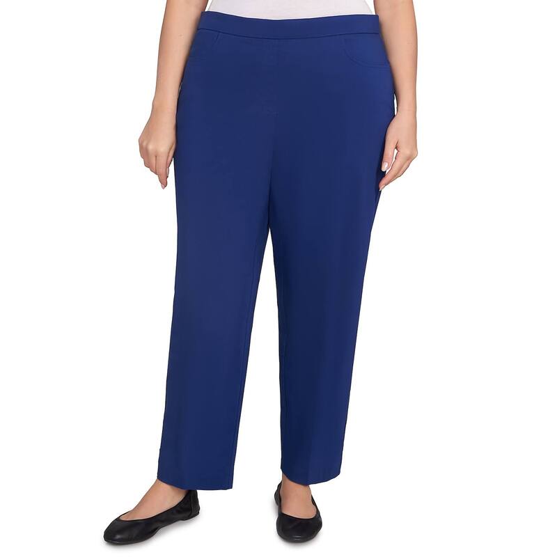 アルフレッド ダナー レディース ボトムス カジュアルパンツ プラスサイズ Plusize Alfredunner Allure Fitted Stretch Medium Length Pants Lapis