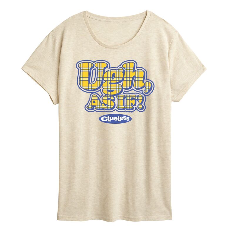 アニメキャラクター レディース トップス Tシャツ グラフィック Licensed Character Women's Ugh As If! Graphic Tee Beige ベージュ 6,106円