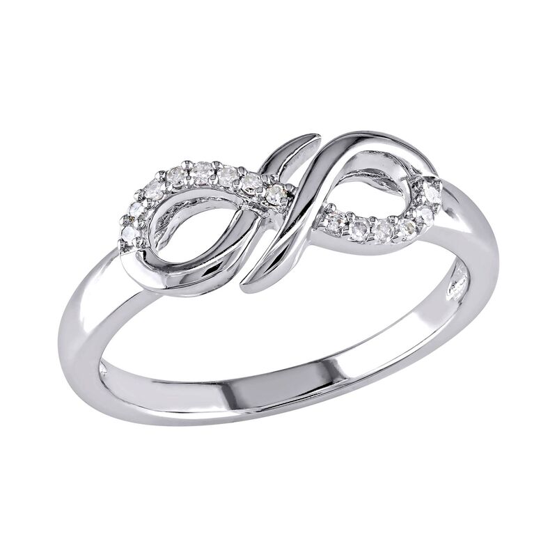 ステラ グレース レディース アクセサリー リング Stella Grace Sterling Silver Diamond Accent Infinity Ring Sterling シルバー｜ReVida 店 60,390円