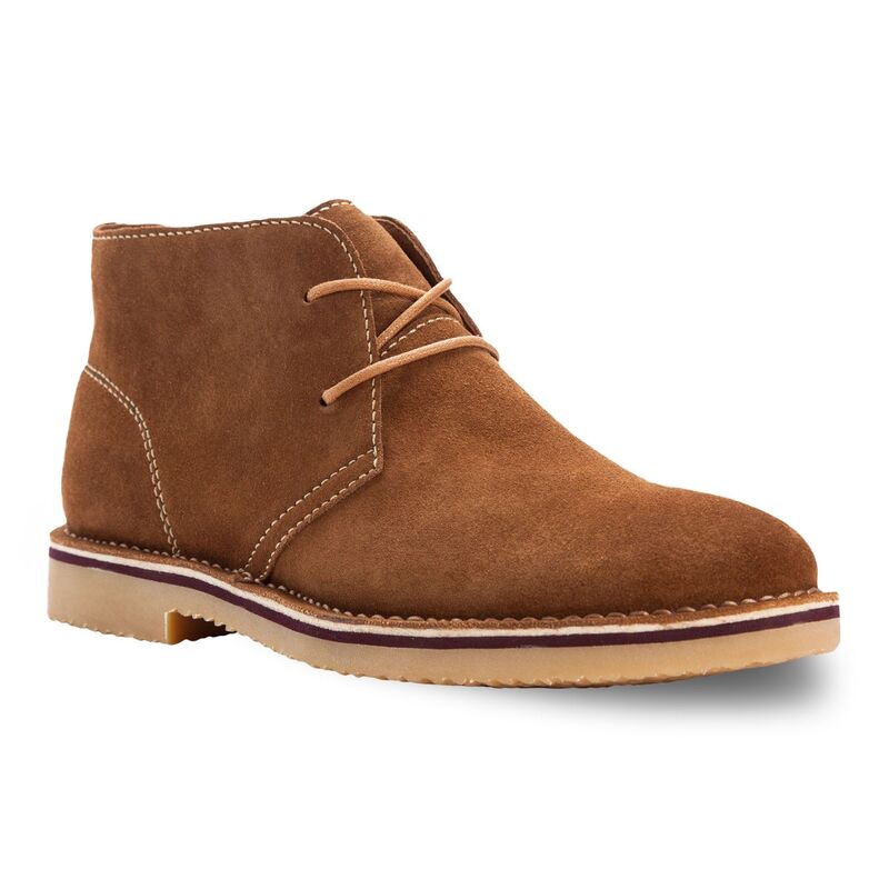 プロペット メンズ シューズ ブーツ・レインブーツ スエード Propet Findley Menuede Chukka Boots Brown ブラウン