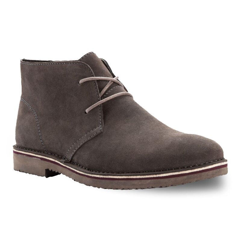 プロペット メンズ シューズ ブーツ・レインブーツ スエード Propet Findley Menuede Chukka Boots Gray グレー