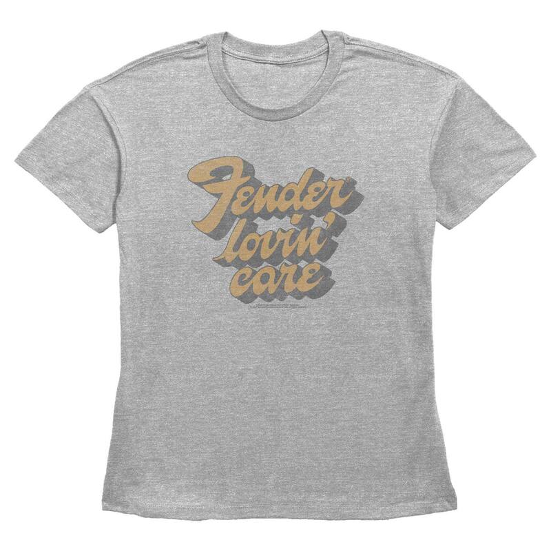 アニメキャラクター レディース トップス Tシャツ グラフィック LICENSED CHARACTER Women's Fender Lovin' Care GraphicTee Heather Gray グレー