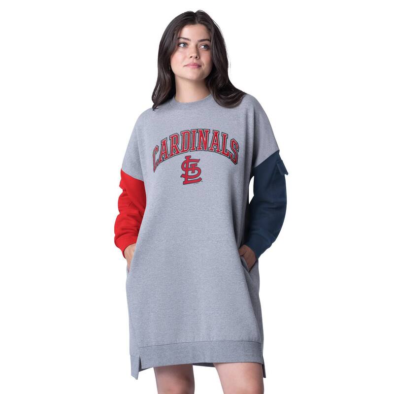 ジースリー フォーハー バイ カール バンクス レディース トップス ワンピースニーカー Women's G-III 4Her by Carl Banks Heather Gray St. Louis Cardinals Free Ballong Sleeve Sneaker Dress Crd Grey グレー
