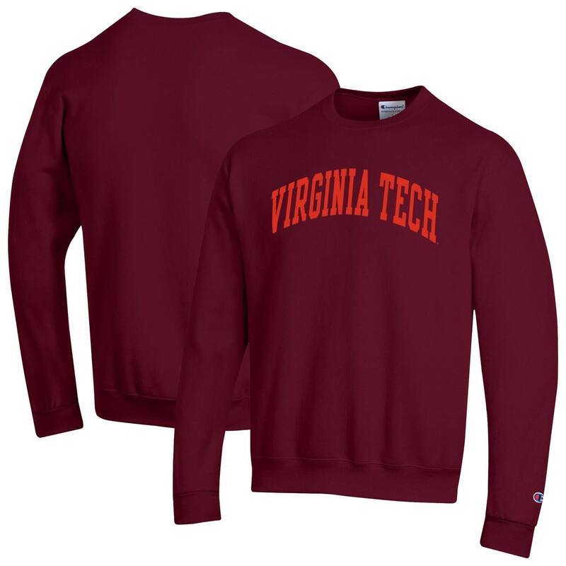はやりっ児 メンズ トップス プルオーバー 汗水 フリース Men\u0027s Champion Maroon Virginia Techokies Basic Arch Fleece Pullover Sweatshirt Vat Red 赤いこと