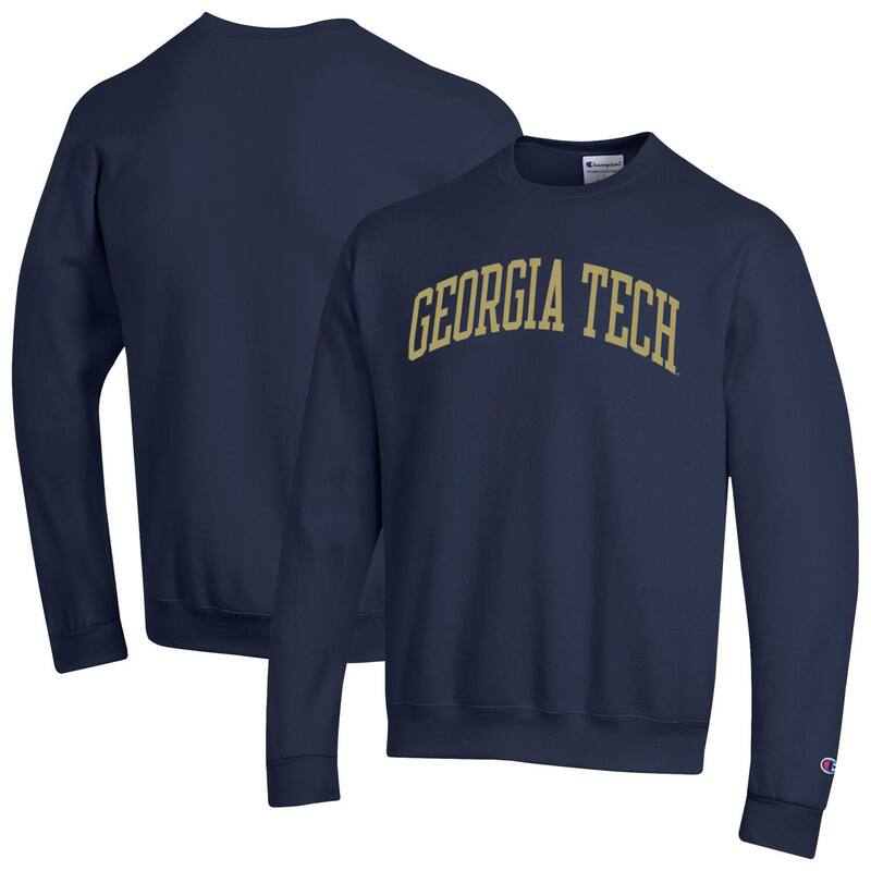 はやりっ児 メンズ トップス プルオーバー 汗水 フリース 上衣 Men\u0027s Championavy Georgia Tech Yellow Jackets Basic Arch Fleece Pullover Sweatshirt Nc2 Navy 米国海軍