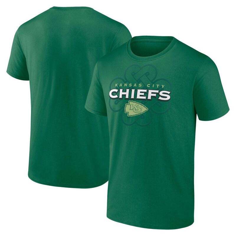 ファナティクス メンズ トップス Tシャツ トール Men's Fanatics Kelly Green Kansas City Chiefs Big & Tall Celtic T-Shirt Chf Green グリーン
