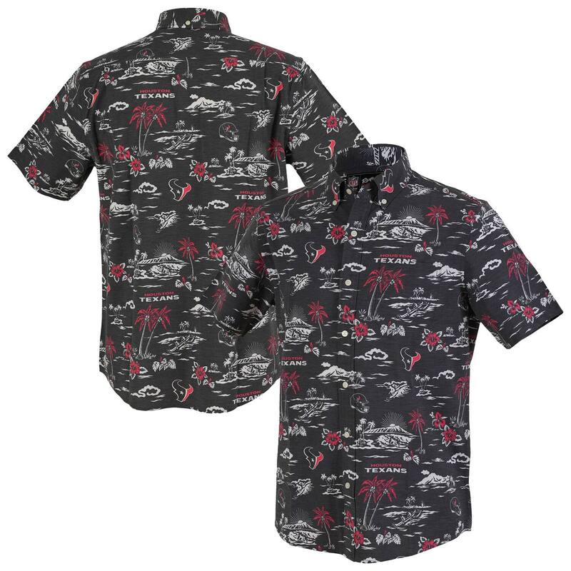 レインスプーナー メンズ トップス Tシャツ ダウン Men's Reyn Spooner Navy Houston Texans Kekai Performance Button-Down Shirtxs Navy ネイビー
