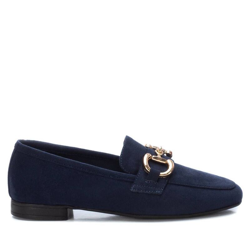 キシタイ レディース シューズ サンダル スエード Women's Flatsuede Moccasins By XTI 143517 Navy ネイビー