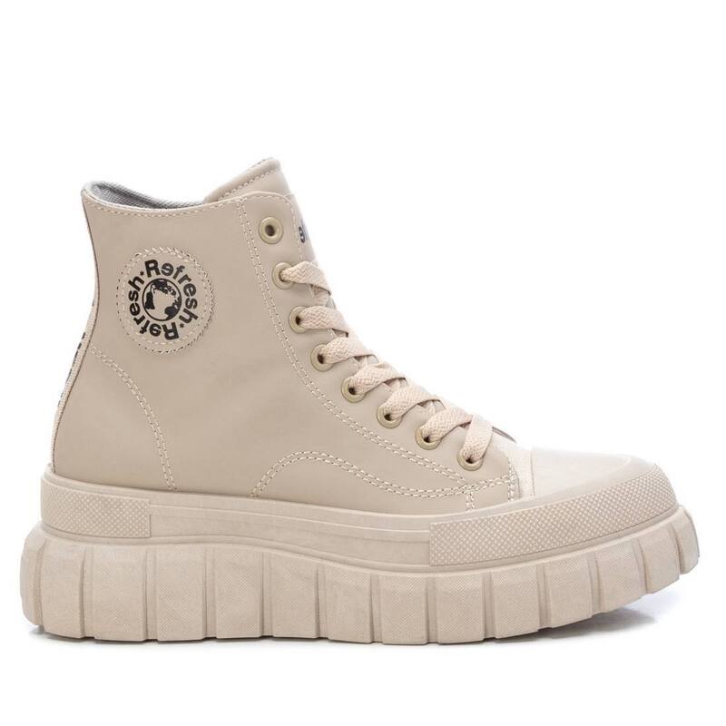 リフレッシュ レディース シューズ スニーカー ブーツ Refresh Women'sneakers Boots By XTI Beige ベージュ