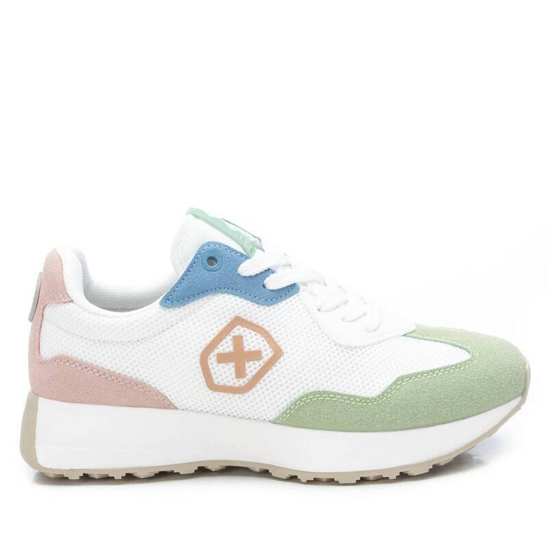 キシタイ王国 レディース シューズ スニーカー Women\u0027sneakers By XTI White With Multicolor Accent White 白いこと