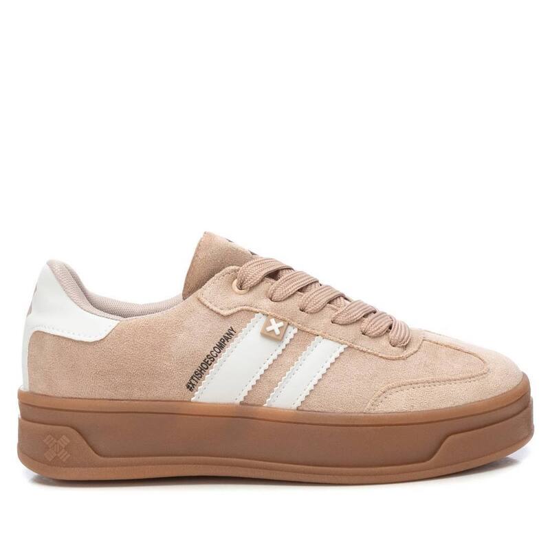 キシタイ レディース シューズ スニーカー スエード Women's Casual Suede Sneakers By XTI Beige ベージュ 16,086円