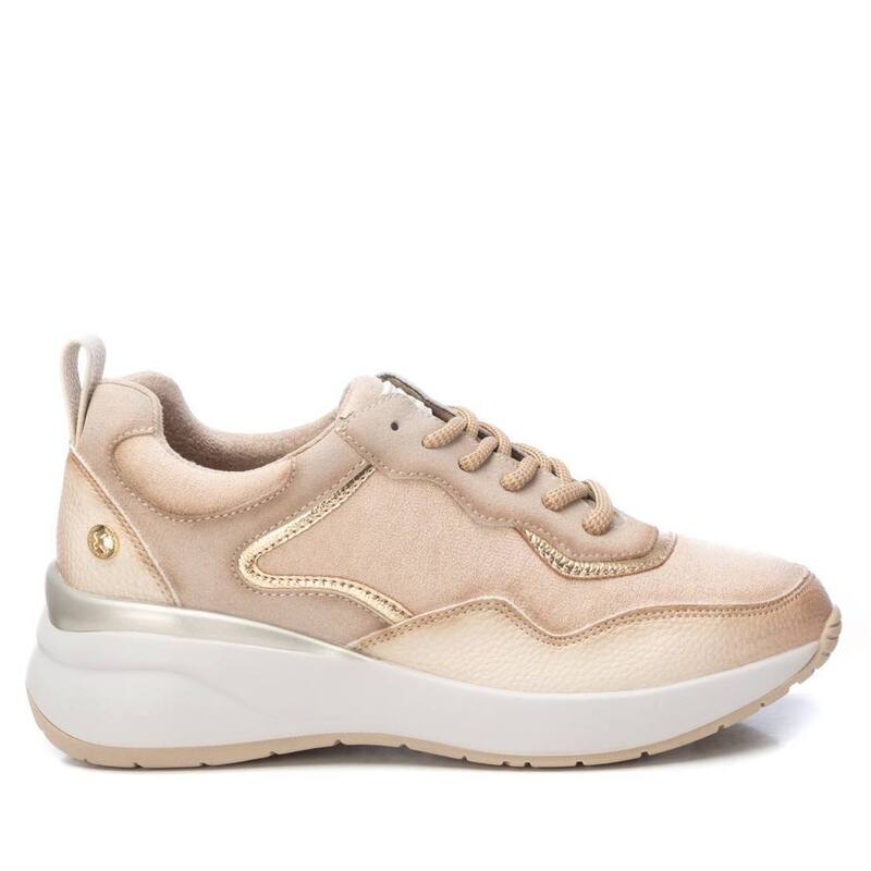 キシタイ レディース シューズ スニーカー スエード レース Women's Lace-Up Suede Sneakers By XTI Beige ベージュ 27,594円