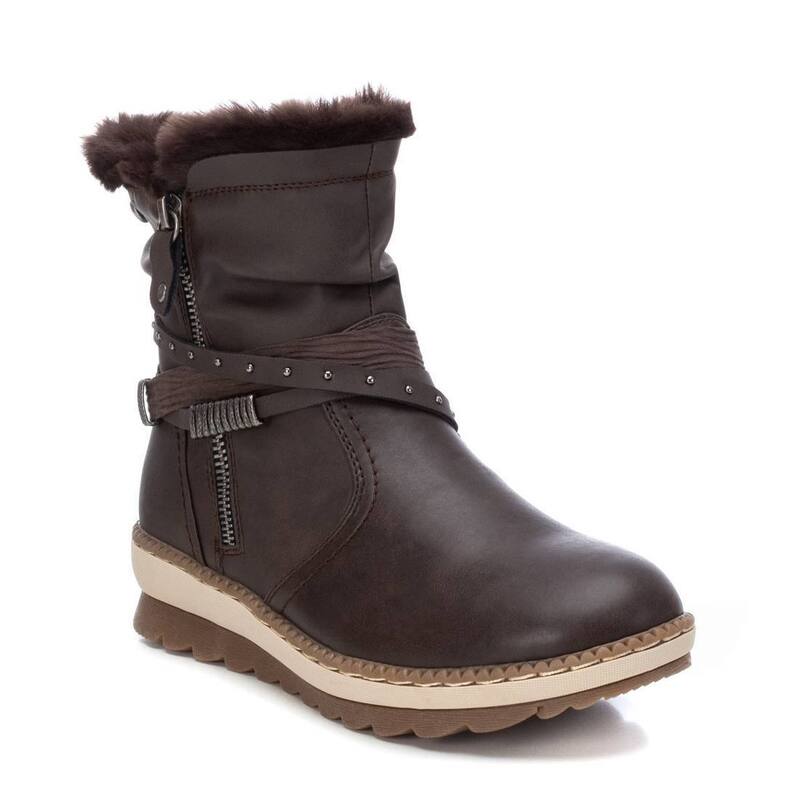 リフレッシュ レディース シューズ ブーツ・レインブーツ Refresh Women's Winter Booties 170416 Brown ブラウン