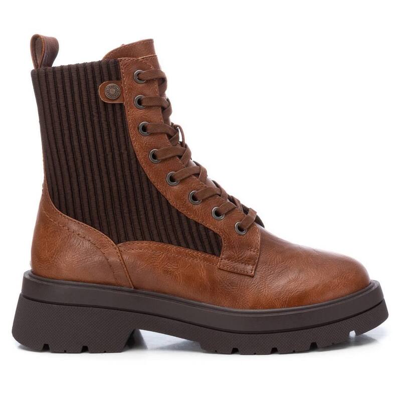 リフレッシュ レディース シューズ ブーツ・レインブーツ レース Refresh Women's Lace-Up Booties 171045 Camel キャメル