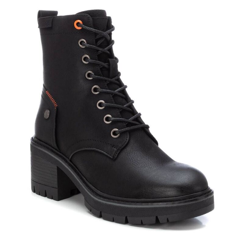 リフレッシュ レディース シューズ ブーツ・レインブーツ レース Refresh Women's Lace-Up Booties 171223 Black ブラック
