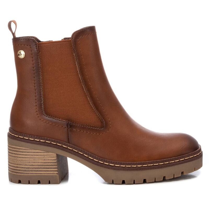 キシタイ レディース シューズ ブーツ・レインブーツ チェルシー Women's Chelsea Booties By XTI 143370 Camel キャメル