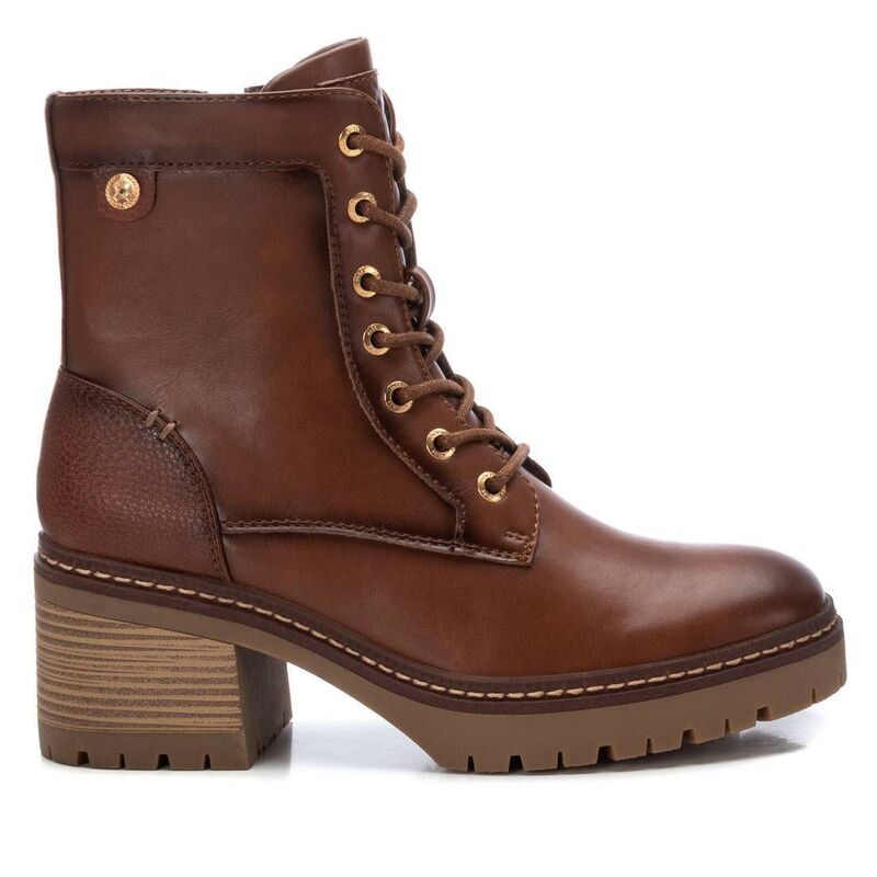 キシタイ レディース シューズ ブーツ・レインブーツ Women's Combat Booties By XTI 143368 Camel キャメル