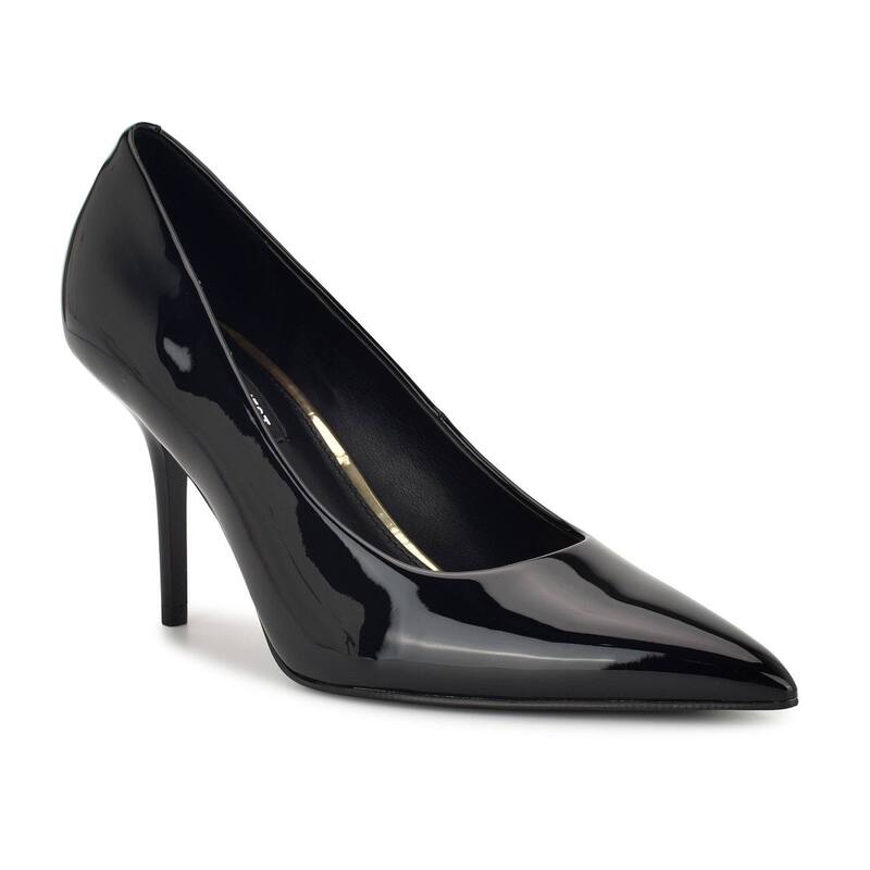 ナインウェスト レディース シューズ パンプス ヒール Nine West Princesa Women's Heeledress Pumps Black Patent ブラック｜ReVida 店