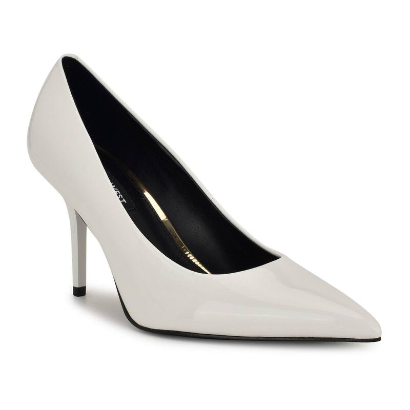 ナインウェスト レディース シューズ パンプス ヒール Nine West Princesa Women's Heeledress Pumps White Patent ホワイト