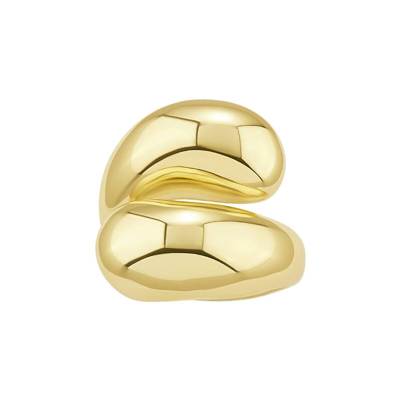 プリムローズ レディース アクセサリー リング PRIMROSE 14k Gold Plated Polished Bold Bypass Ringold Tone ゴールド
