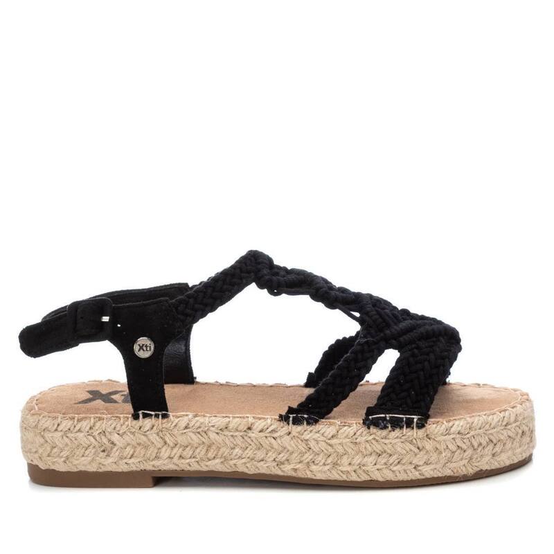キシタイ レディース シューズ サンダル XTI Women's Espadrillesandals 141272 Black ブラック