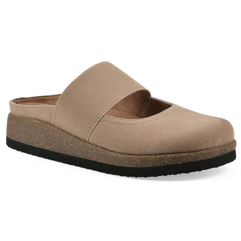 ホワイトマウンテン レディース シューズ サンダル White Mountain Bassi Women's Mary Jane Clogs Beach Wood Suede ホワイト
