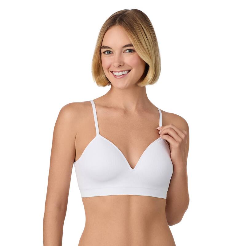 エスオー レディース アンダーウェア ブラジャー Juniors' SO Wireless Ribra SO80005 White ホワイト