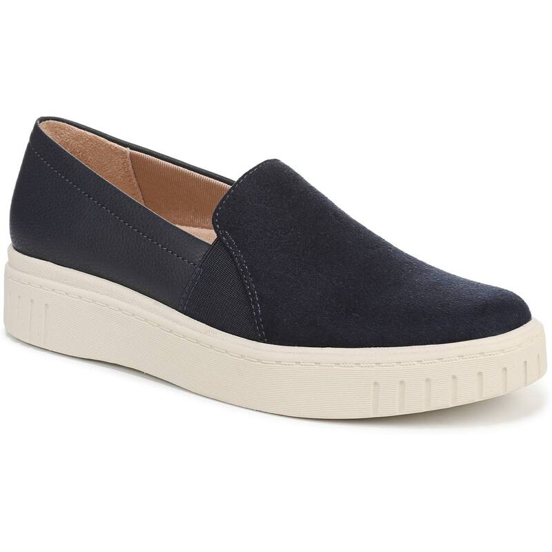 ライフストライド レディース シューズ スニーカー スエードクロス 置き目毛皮 LifeStride Grandeur Women\u0027s Microsuede Loafers Lux Navy 米国海軍