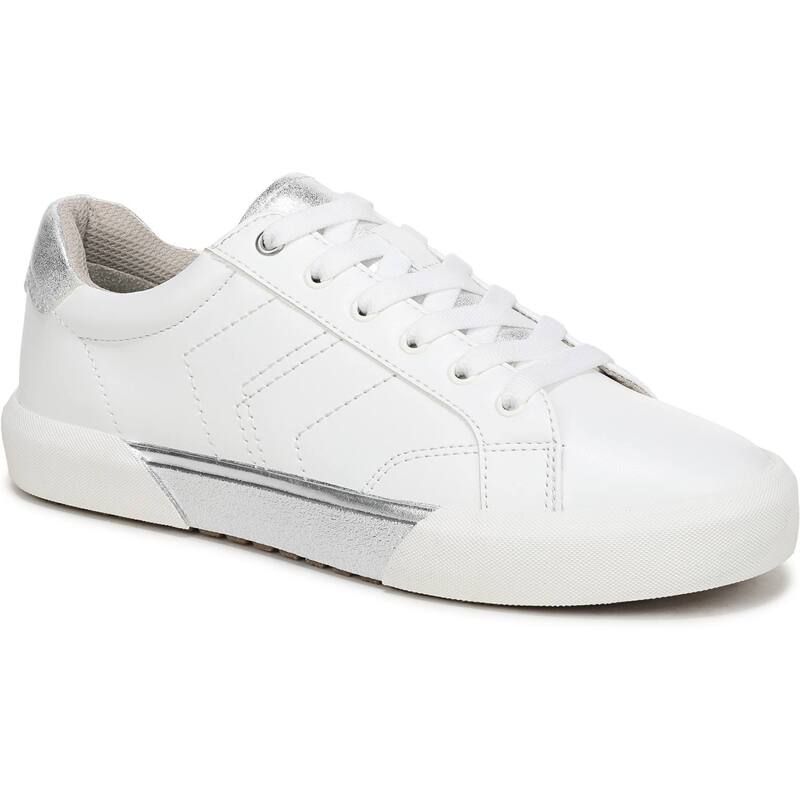 ドクター・ショール レディース シューズ スニーカー レース レザー フェイクレザー Dr. Scholl's Lace-Up Women's Faux Leather Casual Shoes White ホワイト