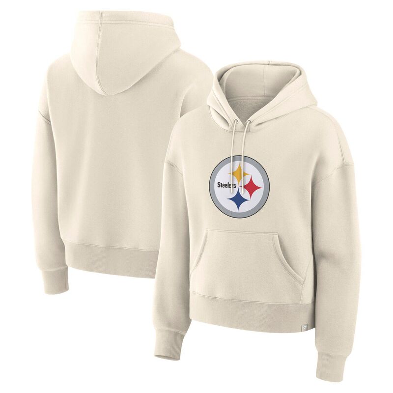 ファナティクス レディース トップス Tシャツ パーカー Women's Fanatics Cream Pittsburgh Steelers Dove Legacy Pullover Hoodie Stl Beige ベージュ