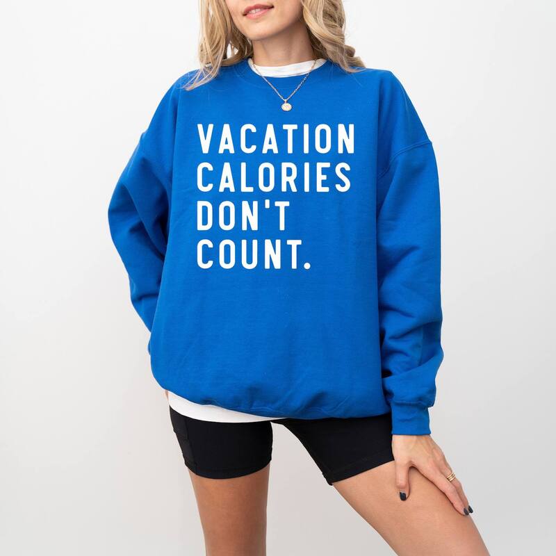 Simply Sage Market レディース トップス Tシャツ スウェット Simply Sage Market Vacation Calories Don't Count Sweatshirt Royal セージ 11,535円