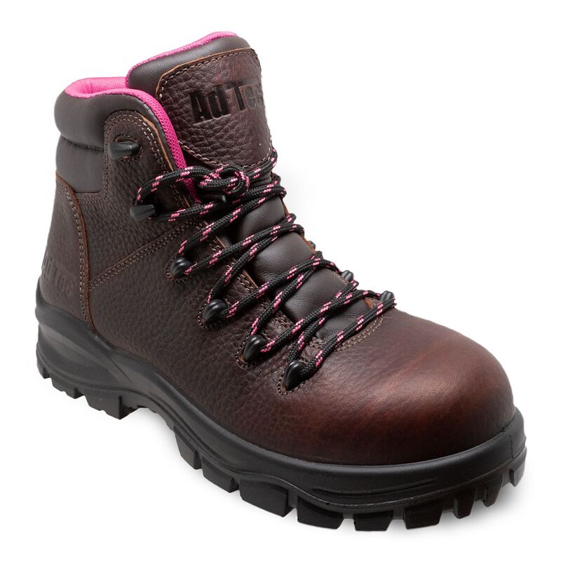 アドテック レディース シューズ ブーツ・レインブーツ AdTec 8903 Women's Waterproof Composite Toe Work Boots Brown ブラウン｜ReVida 店