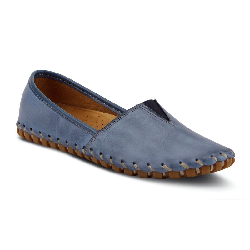 スプリングステップ レディース シューズ サンダル Spring Step Kathaleta Women's Flats Blue ブルー｜ReVida 店