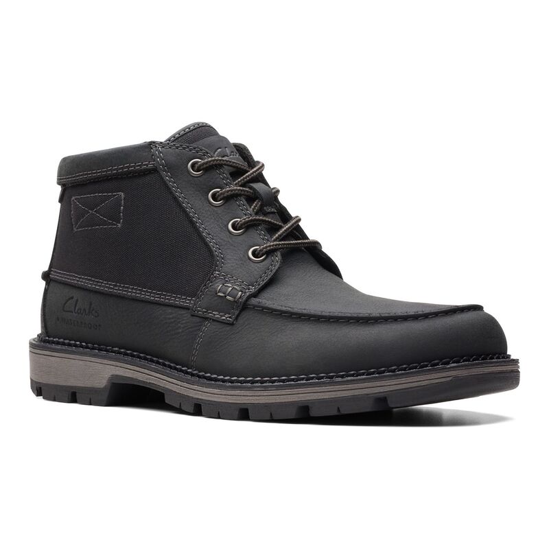 クラークス メンズ シューズ ブーツ・レインブーツ アンクル レザー ClarksR Maplewalk Men Leather Ankle Boots Black ブラック