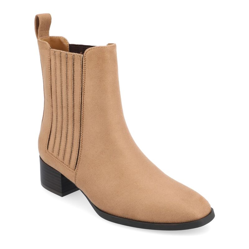ジュルネ コレクション レディース シューズ ブーツ・レインブーツ アンクル Journee Collection Wrenley Tru Comfort Foam Women's Ankle Boots Tan タン|ReVida 店