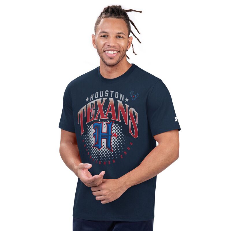スターター メンズ トップス Tシャツ Men'starter Navy Houston Texans Prime Time T-Shirtxs Navy ネイビー|ReVida 店