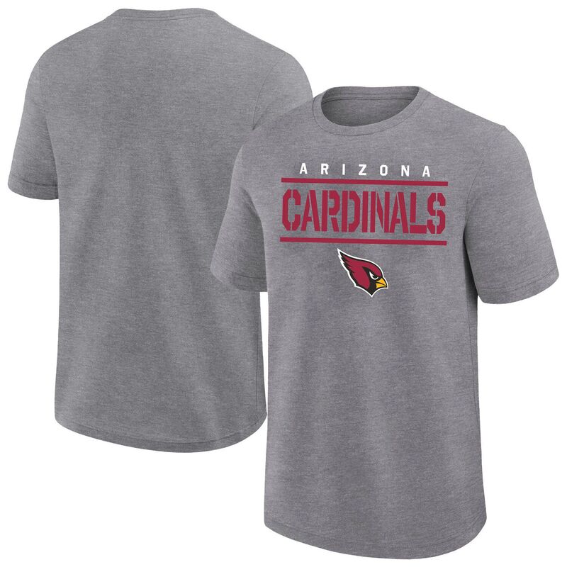 ファナティクス メンズ トップス Tシャツ トール Men's Fanatics Heather Gray Arizona Cardinals Big & Tall Top Notch T-Shirt Acr Grey グレー