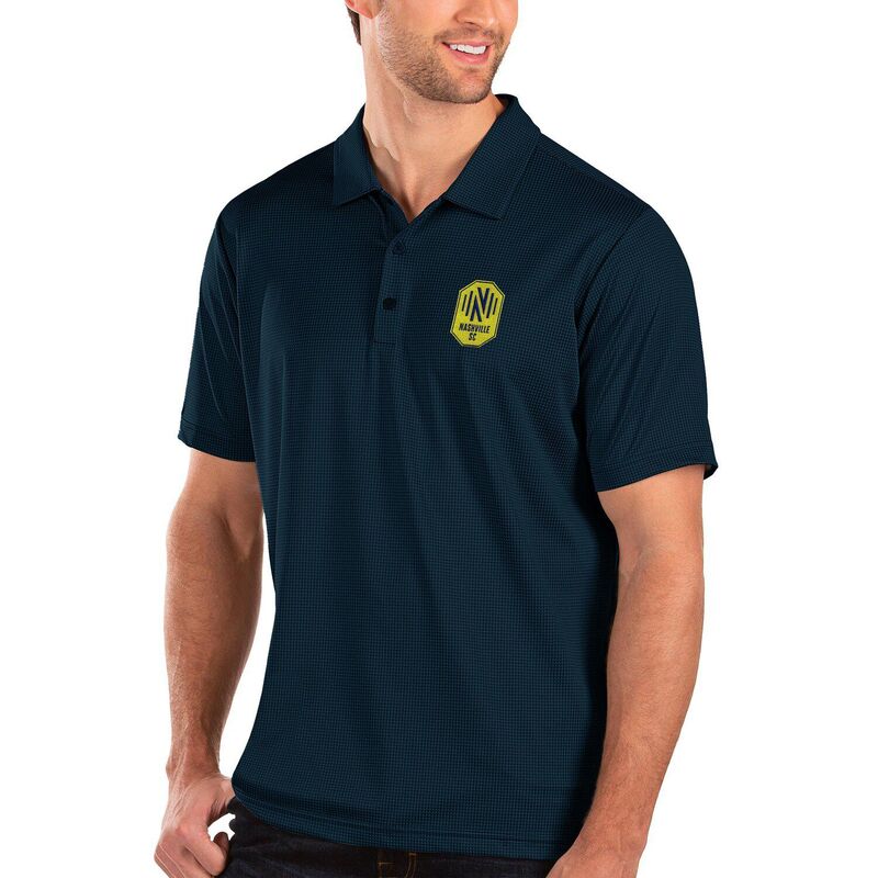 アンティグア メンズ トップス プルオーバー スポーツシャツ Men\u0027s Antigua Navy Nashville SC Balance Polo Mls Navy 米国海軍