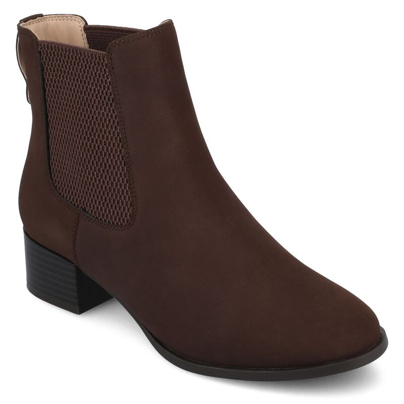 ジャーニー レディース シューズ ブーツ・レインブーツ チェルシーブーツ チェルシー Journee Chayse Tru Comfort Foam Women's Chelsea Boots Chocolate Nubuck チョコレート 14,386円
