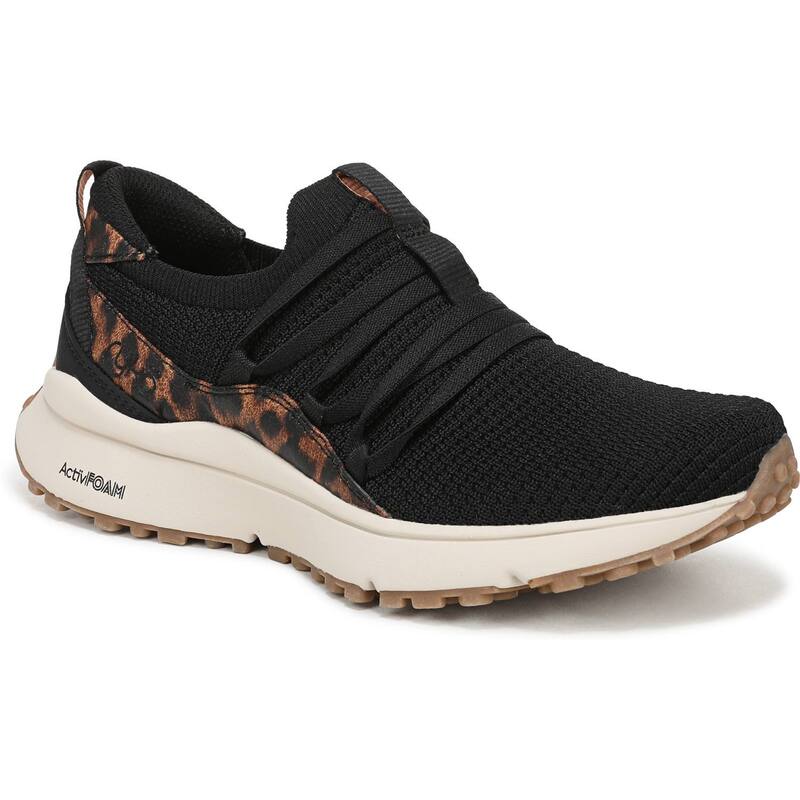 ライカ レディース シューズ スニーカー Ryka Jumpstart Women's Walking Sneakers Black Leopard ブラック