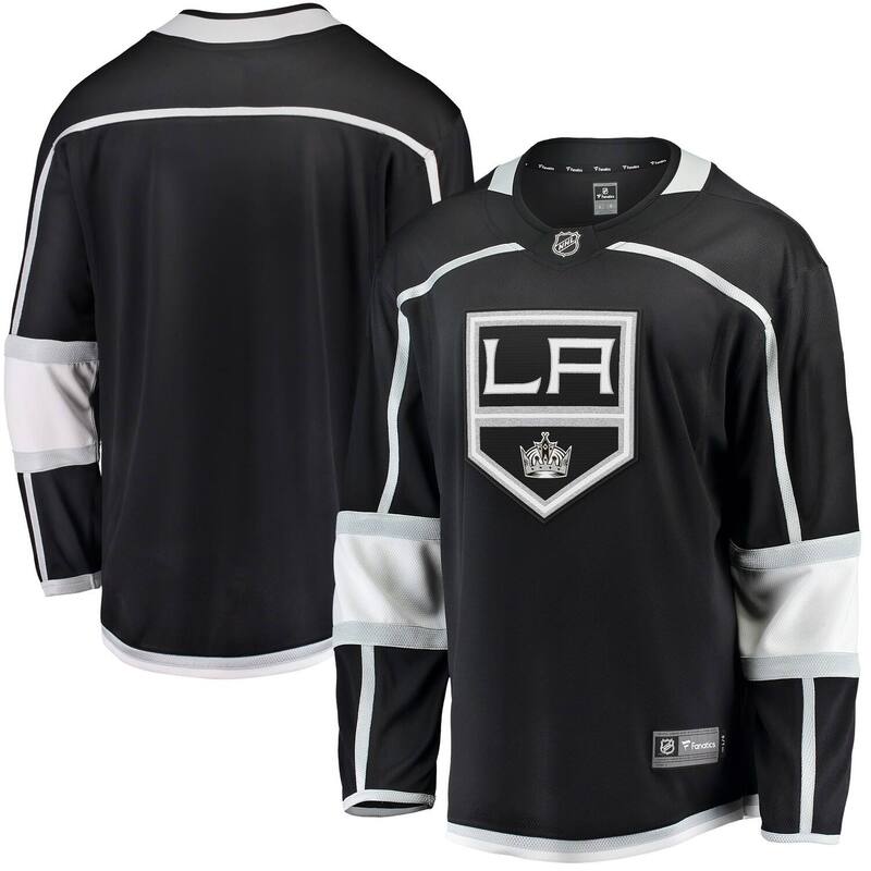 ファナティクス メンズ トップス Tシャツ ジャージー Men's Fanatics Black Los Angeles Kings Home Breakaway Jersey Kgs Black ブラック 29,100円