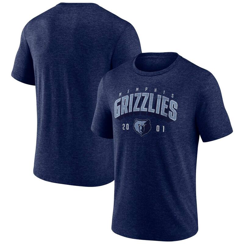 アンブランデッド メンズ トップス Tシャツ Unbranded Men's Navy Memphis Grizzlies Backboard Tri-Blend T-Shirt Grz Navy ネイビー