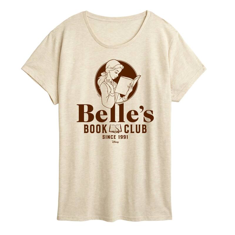 ディズニー レディース トップス Tシャツ グラフィック Disney's Beauty and the Beast Belle Women's Book Club Graphic Tee Beige ベージュ