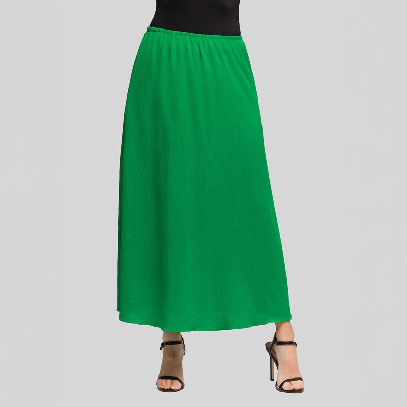 24 セブンコンフォート レディース ボトムスカート A ライン マキシ Women's 24Seven Comfort Apparelastic Waist A-Line Maxi Skirt Green グリーン