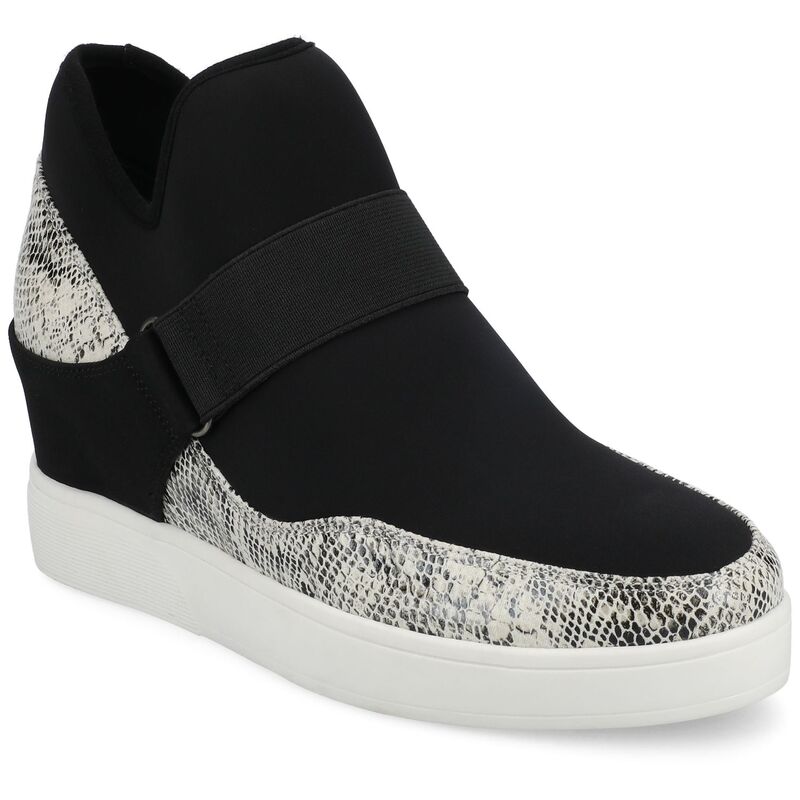 周遊 レディース シューズ スニーカー Journee Damari Women\u0027s Comfort Wedge Sneakersnake